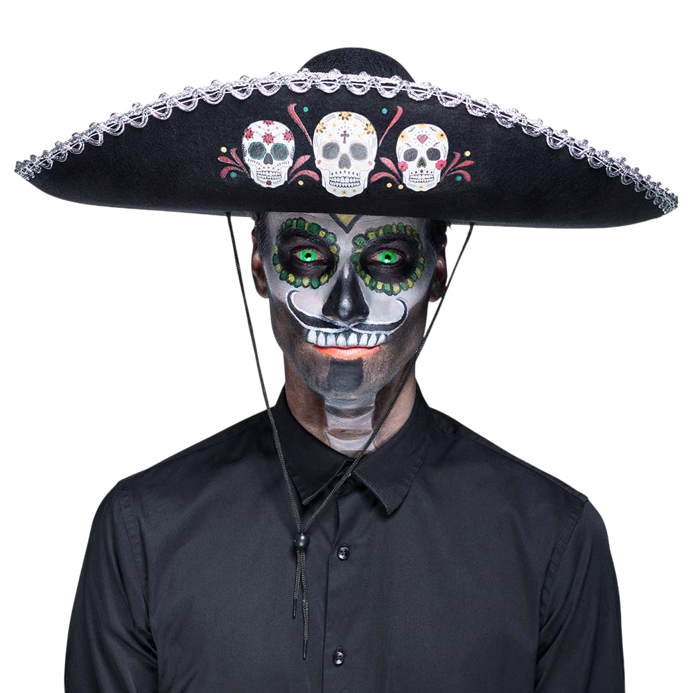 Sombrero met doodskop – Dia de los Muertos – Dag van de Doden