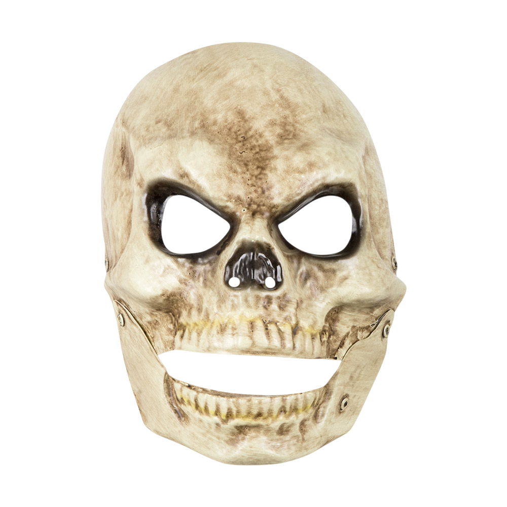 PVC-doodskopmasker met beweegbare kaak – Halloween