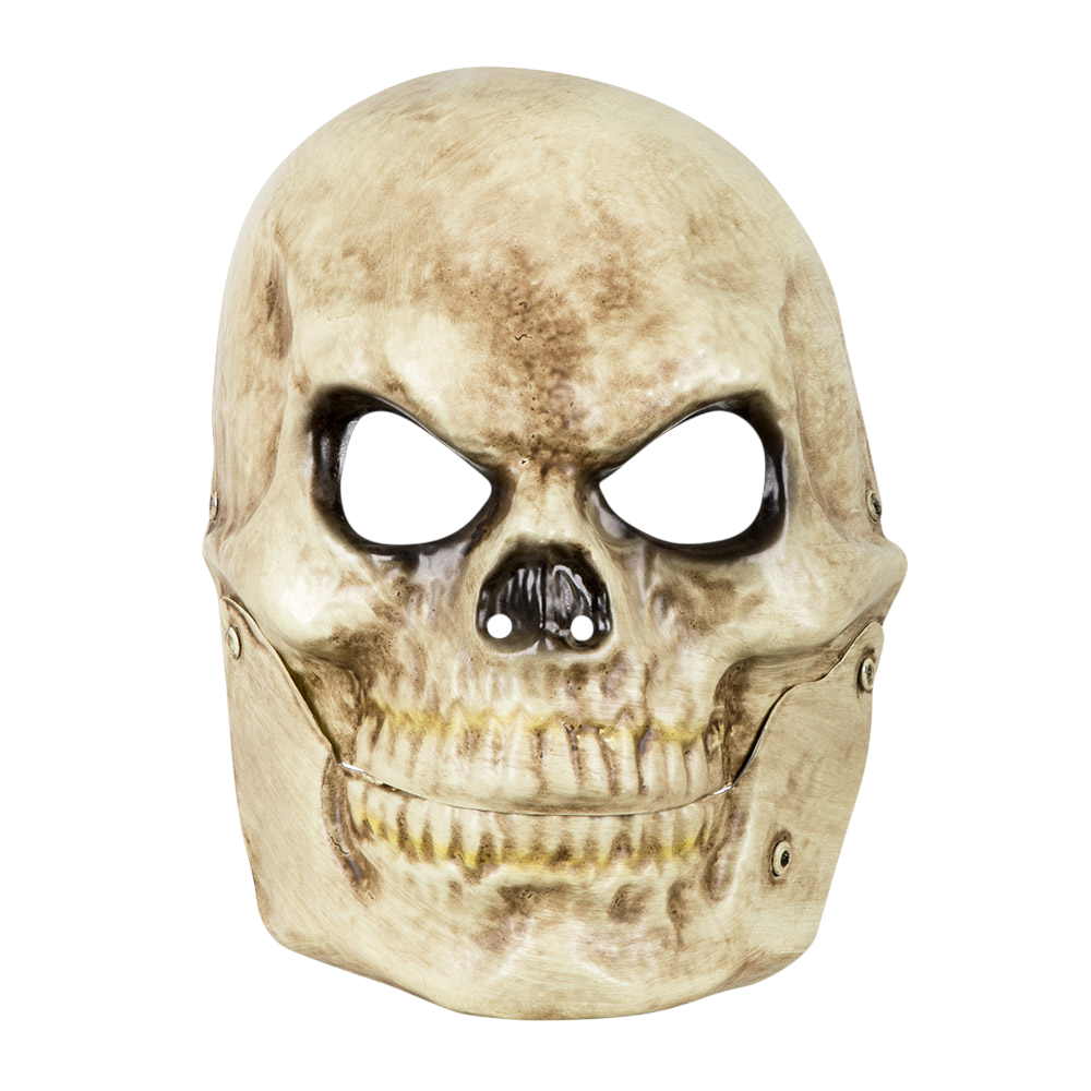 PVC-doodskopmasker met beweegbare kaak – Halloween