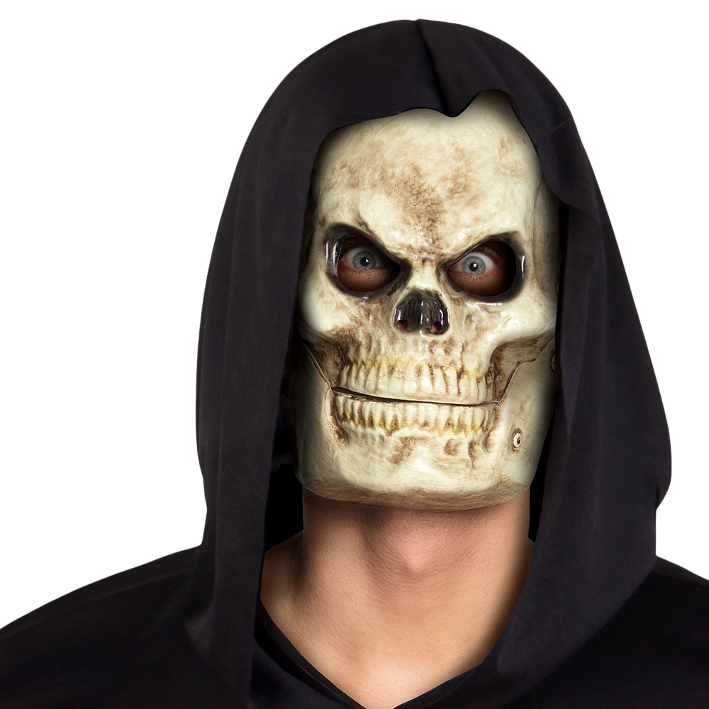 PVC-doodskopmasker met beweegbare kaak – Halloween