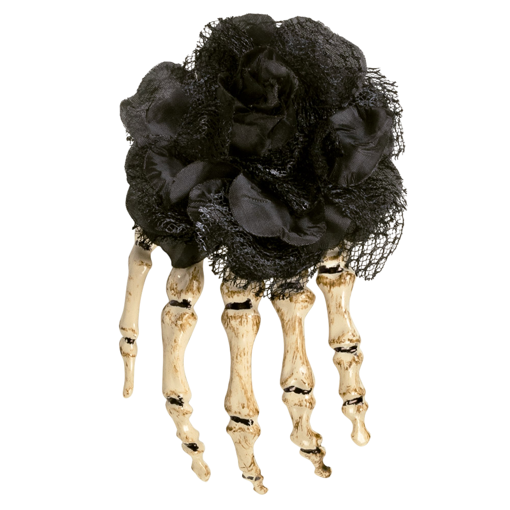 Haarspeld ‘Skelethand’ – Halloween-haaraccessoire