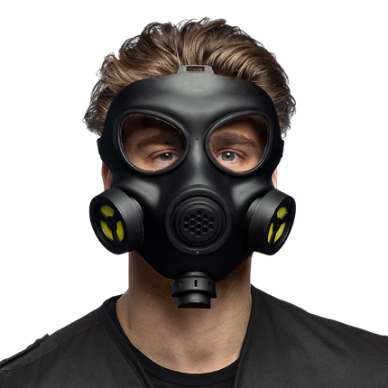 Gasmasker 'Killer' – Halloween-horrormasker