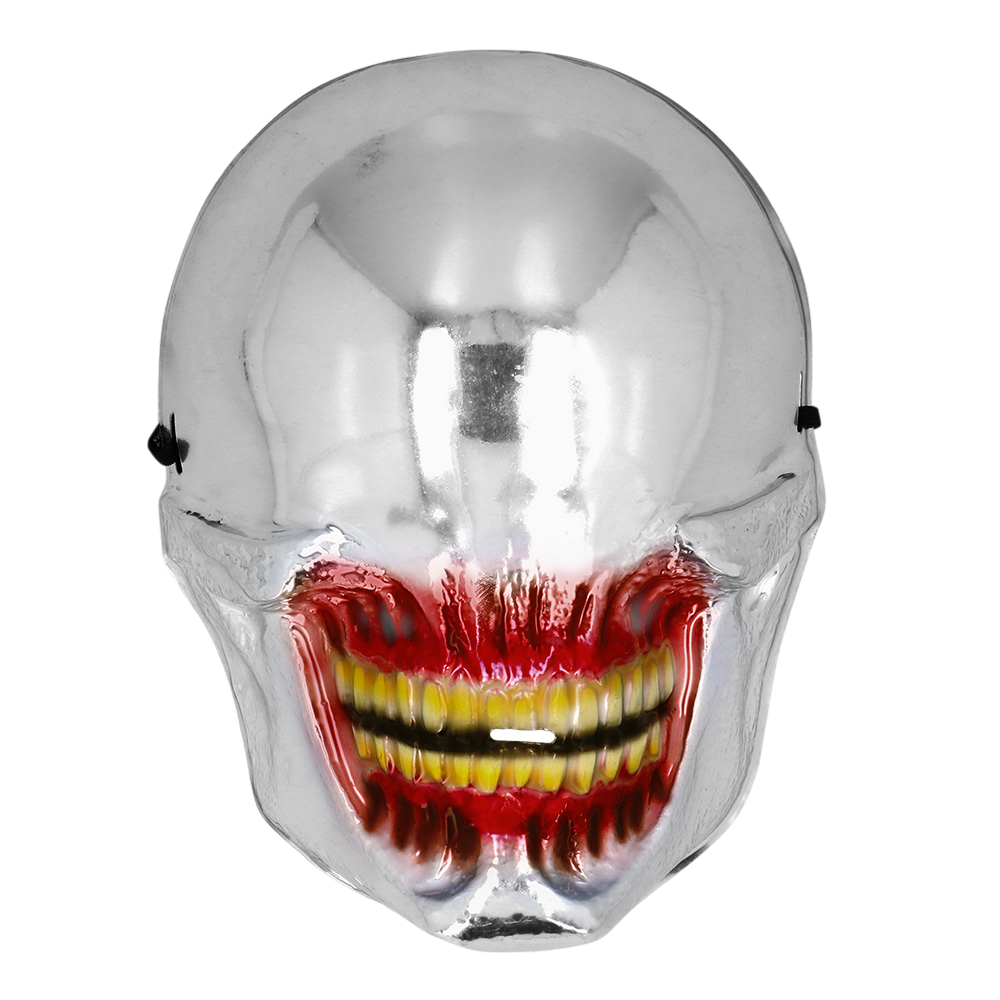 Spiegelend Alien-schedelmasker – Halloween-masker
