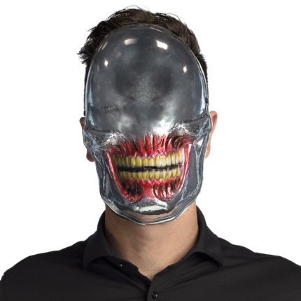 Spiegelend Alien-schedelmasker – Halloween-masker