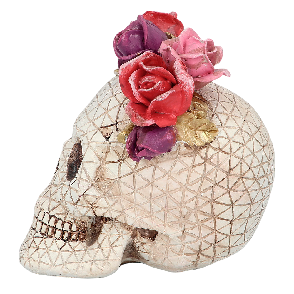 Doodskop Dia de los Muertos 15 x 14 x 15 cm – Halloween-decoratie