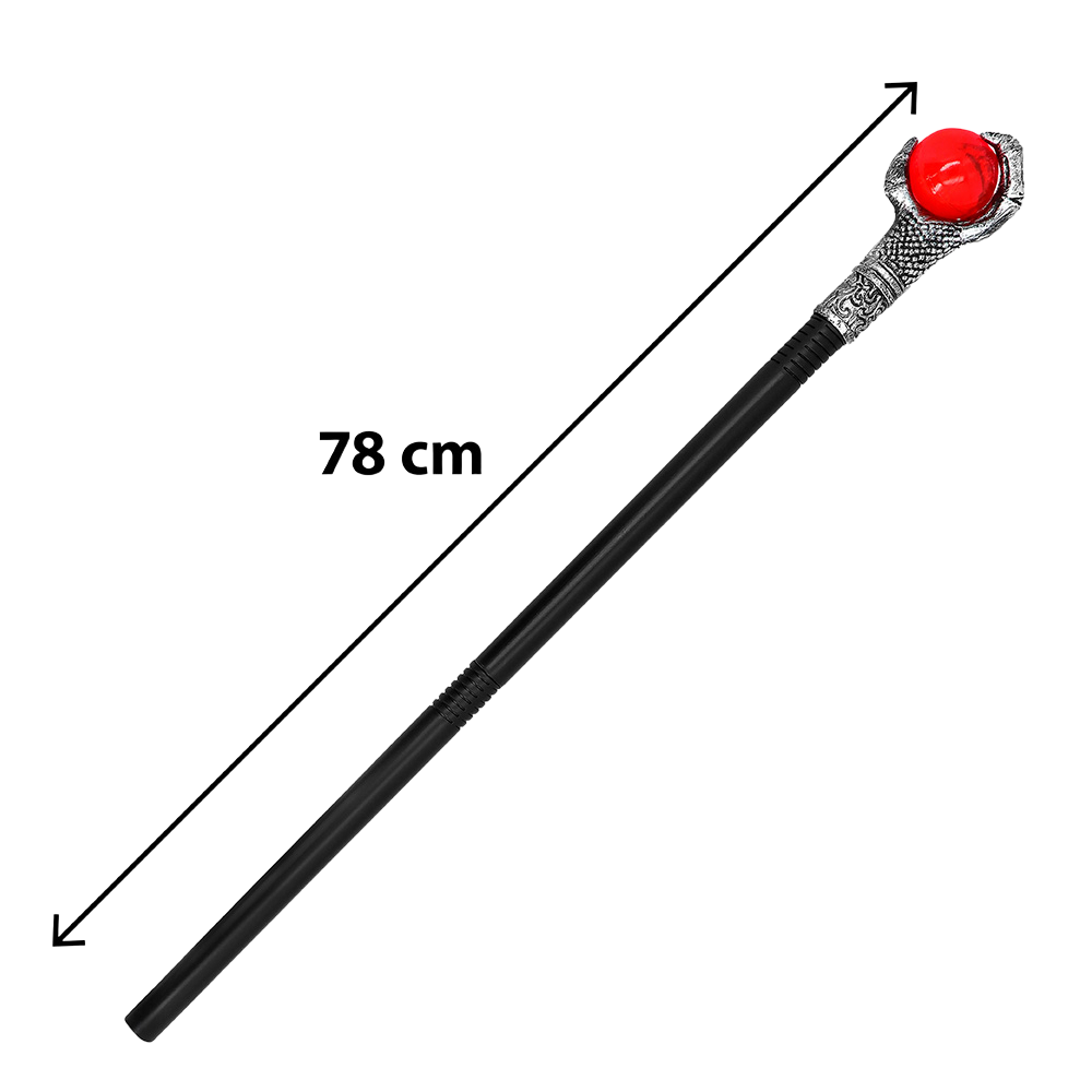 Vampierscepter 78 cm – Accessoire voor Halloween-kostuum