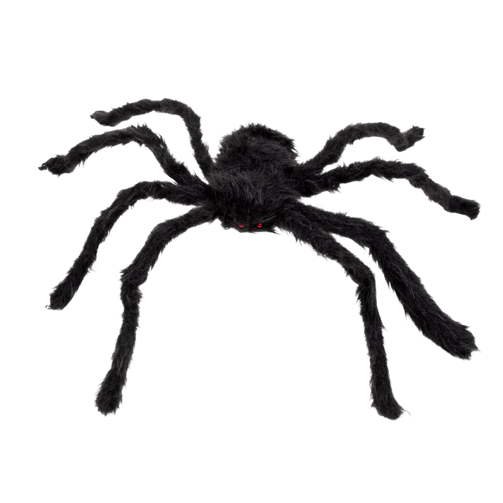 Reusachtige harige spin 50 x 65 cm – Halloween-decoratie