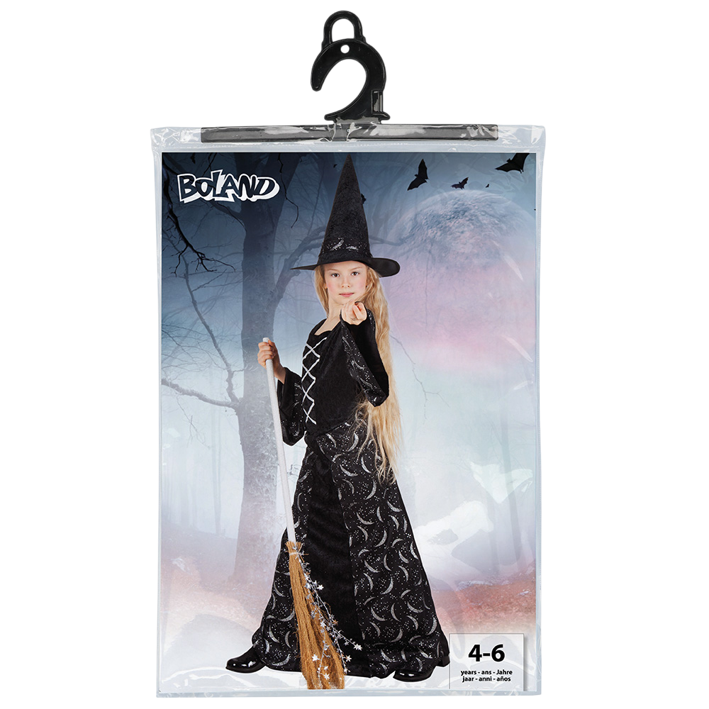 Heksenkostuum voor meisjes van 4-6 jaar – Halloween-kostuum