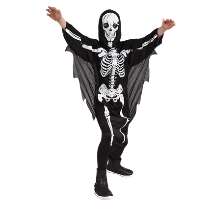 Eng skeletkostuum voor kinderen van 10-12 jaar – Halloween