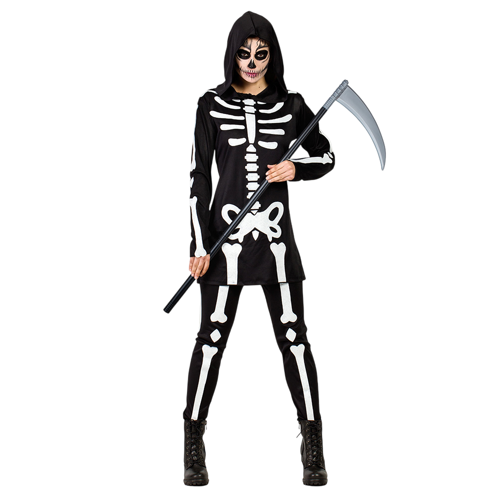 Skeletkostuum voor dames M/L – Halloween
