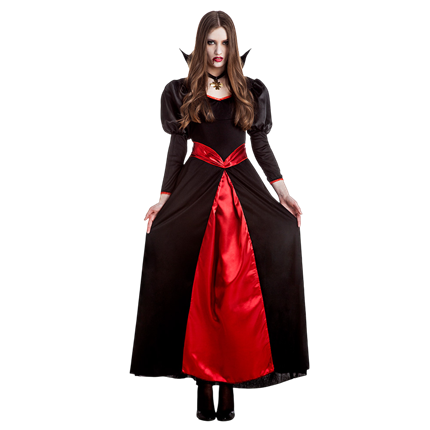 Vampierkostuum voor dames, maat S – Halloween