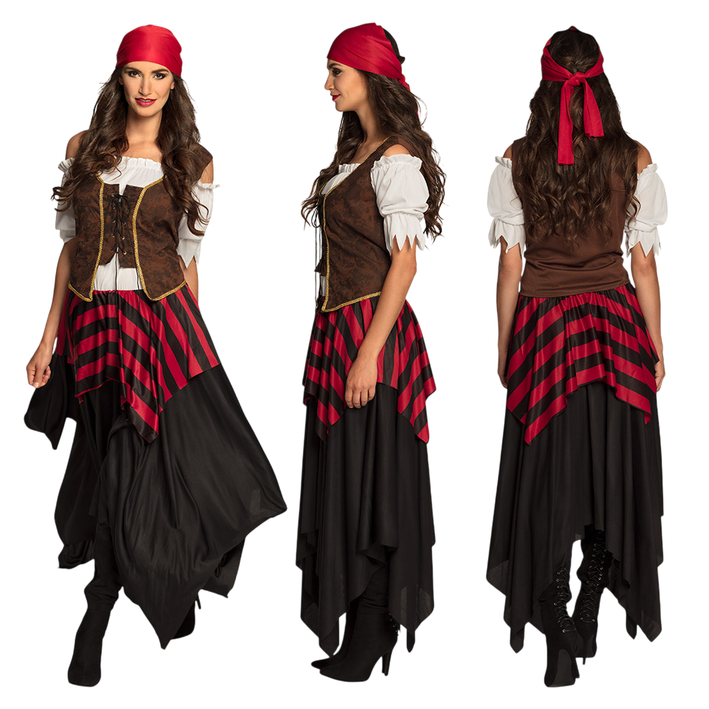 Piratenkostuum voor dames maat 36/38 – Halloween