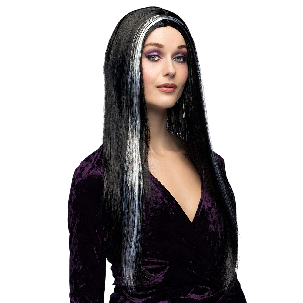 Zwarte heksenpruik – Halloween-kostuum