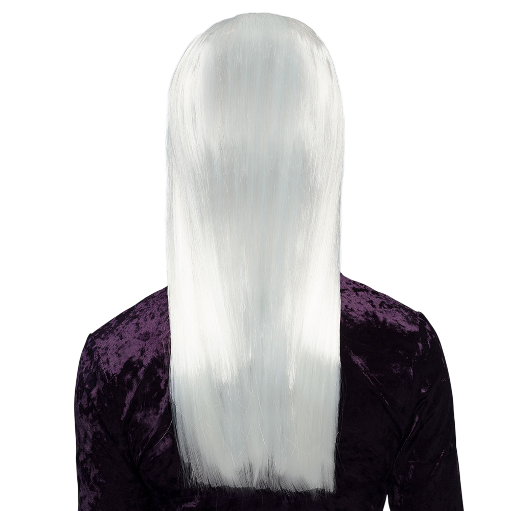 Witte heksenpruik – Halloween-kostuum