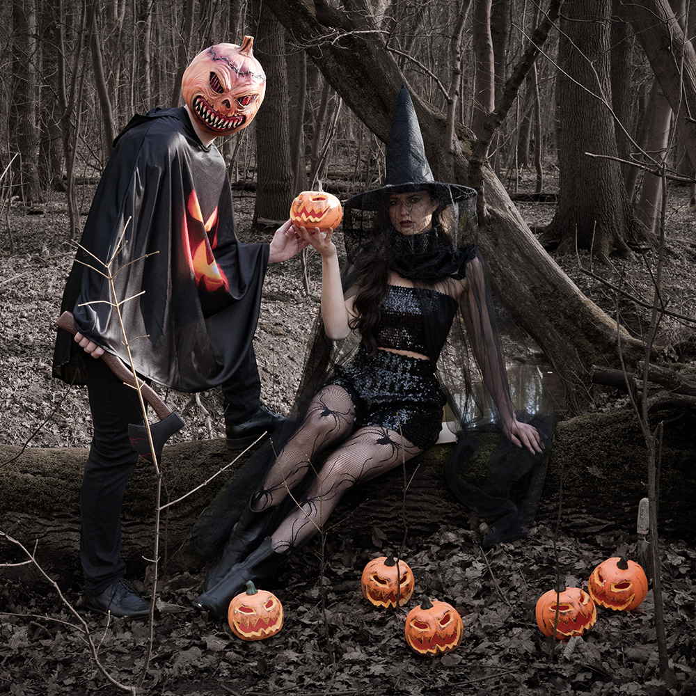 Zwarte heksenhoed – Halloween-kostuum