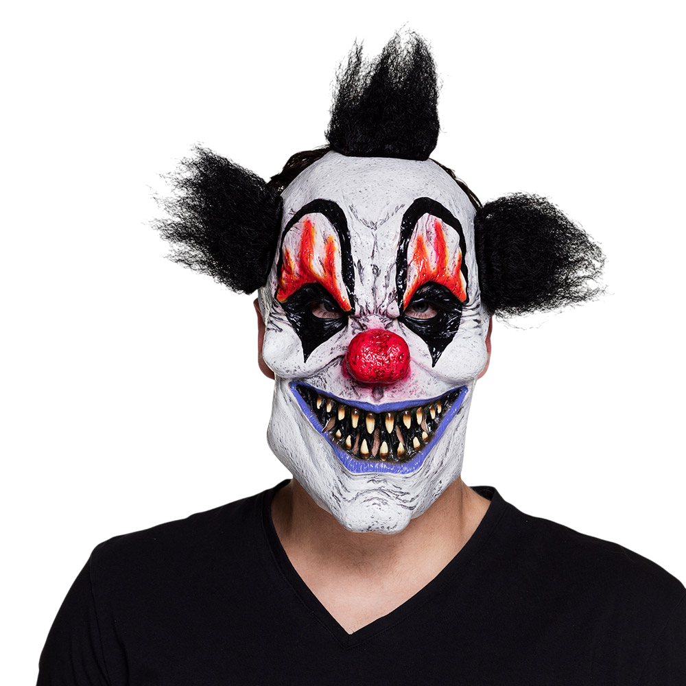 Enge clown-latexmasker – Halloween
