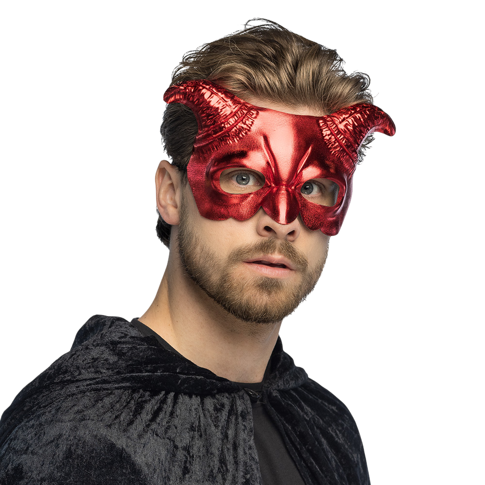 Demonenhalfmasker – Halloweenmasker