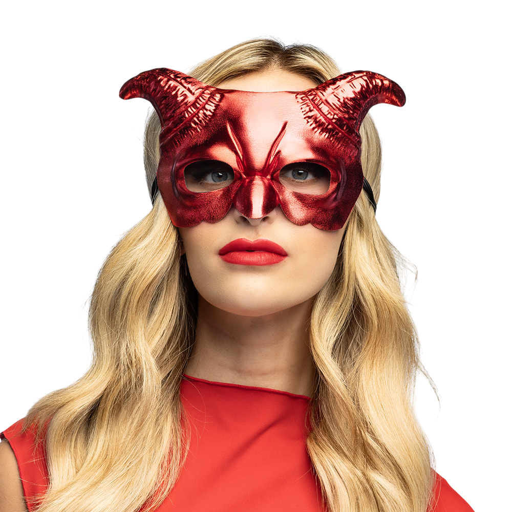 Demonenhalfmasker – Halloweenmasker