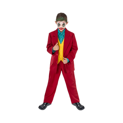 Mr Crazy-kostuum, 2-delig, 128 cm – Halloween
