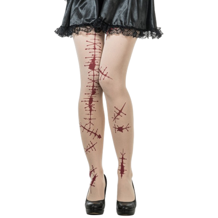 Halloween-panty met bloederige littekens – One size fits all