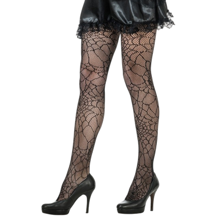 Halloween-panty met spinnenwebmotief – One size fits all