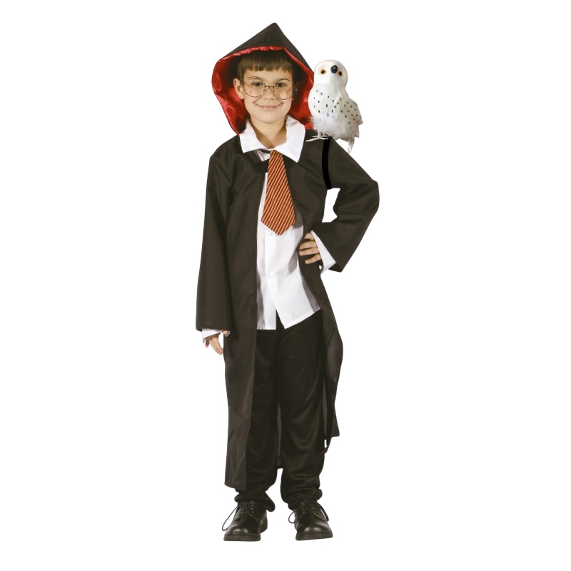 Witte uil 22 cm – Halloween-decoratie
