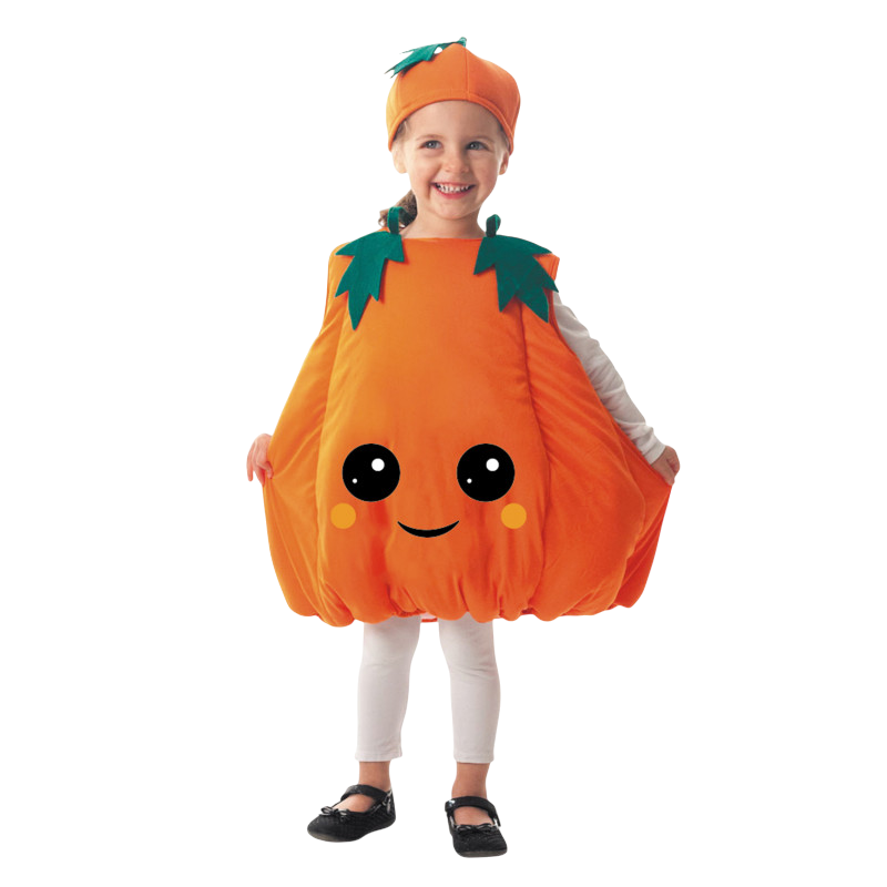 Pompoen-kostuum voor kinderen van 3-4 jaar – Halloween
