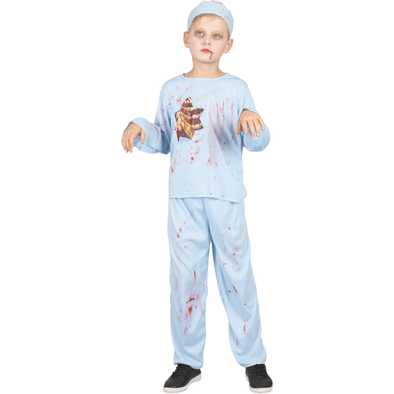 Verkleedkostuum Bloederige Dokter Zombie voor kinderen van 7-9 jaar – Halloween