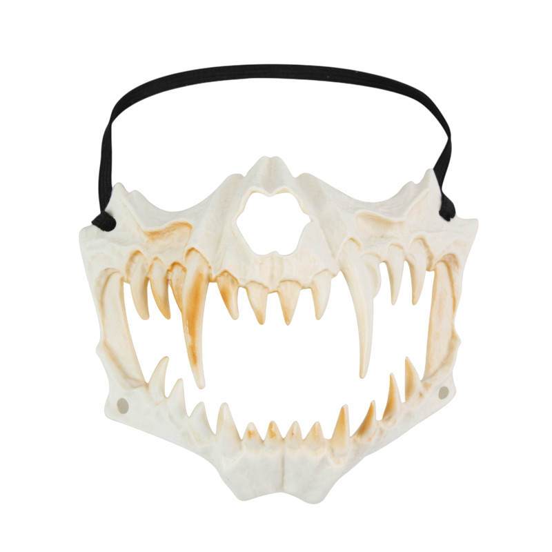 Skeletmasker met tanden – Halloween-accessoire
