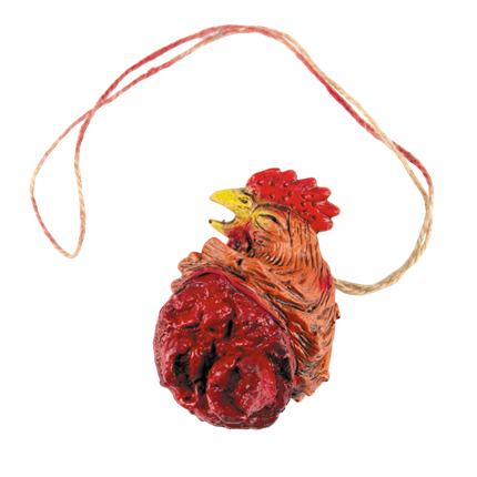Ketting met onthoofde haan – Halloween-accessoire