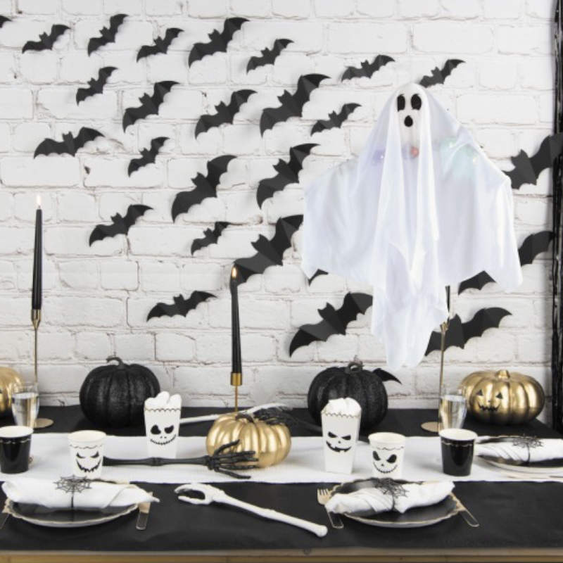 Lichtgevend spook 50 cm – Halloween-decoratie