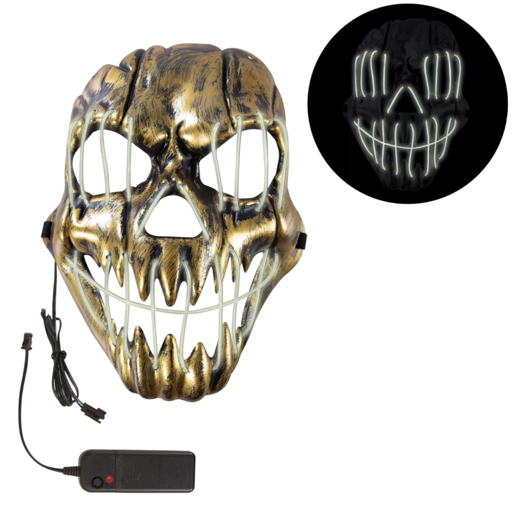 LED-masker ‘Monster’ voor volwassenen – Verlicht Halloween-masker