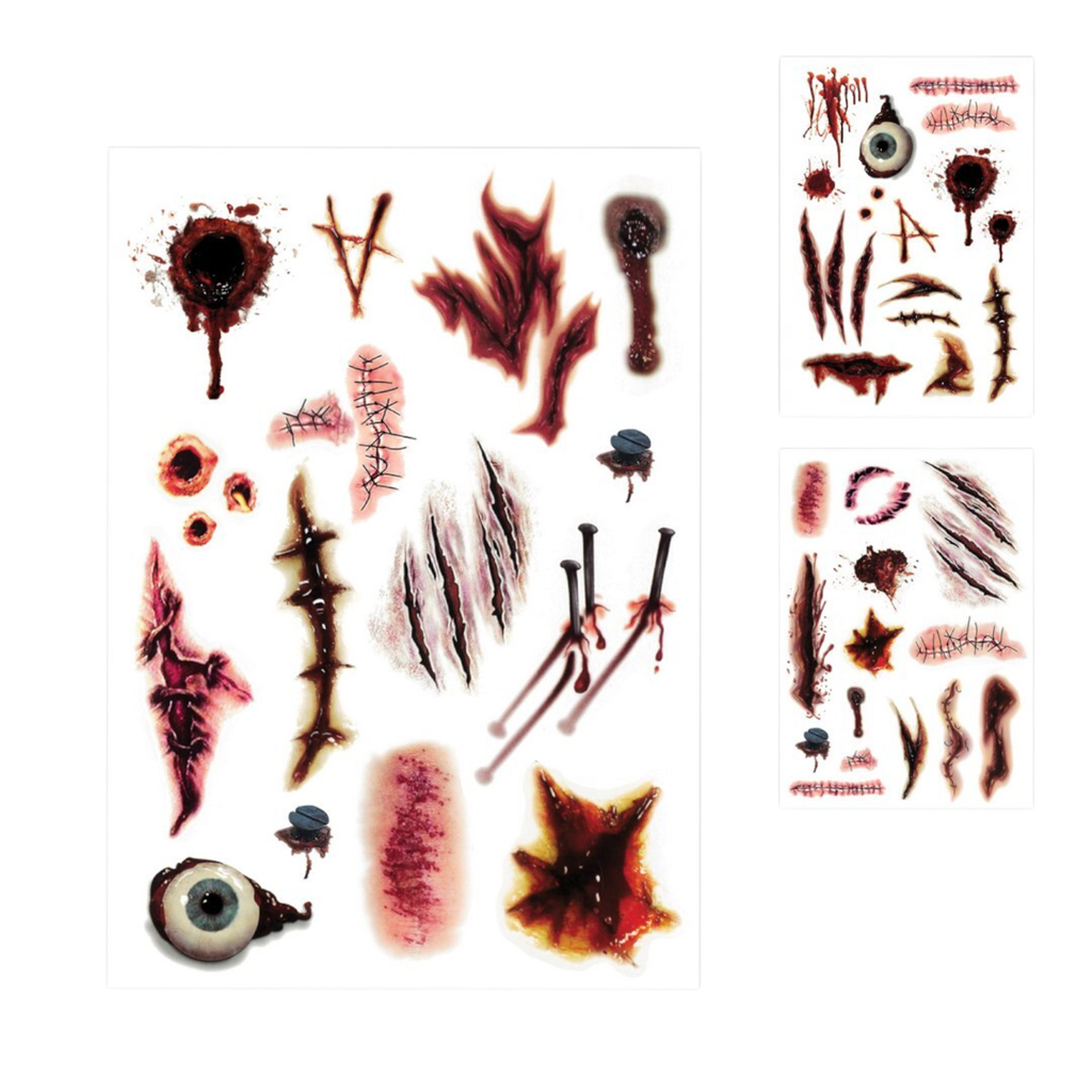Tijdelijke tatoeages Littekens – Halloween-make-up