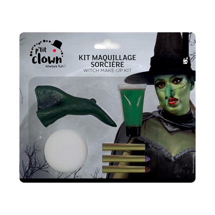 Make-upset ‘Heks’ met neusprothese – Halloween