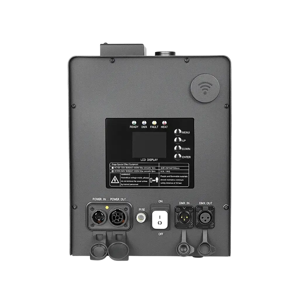 SPARK RAINPROOF® - Koudvonkenmachine 1100 W, voor buitengebruik, met een bereik van 3 tot 6 meter