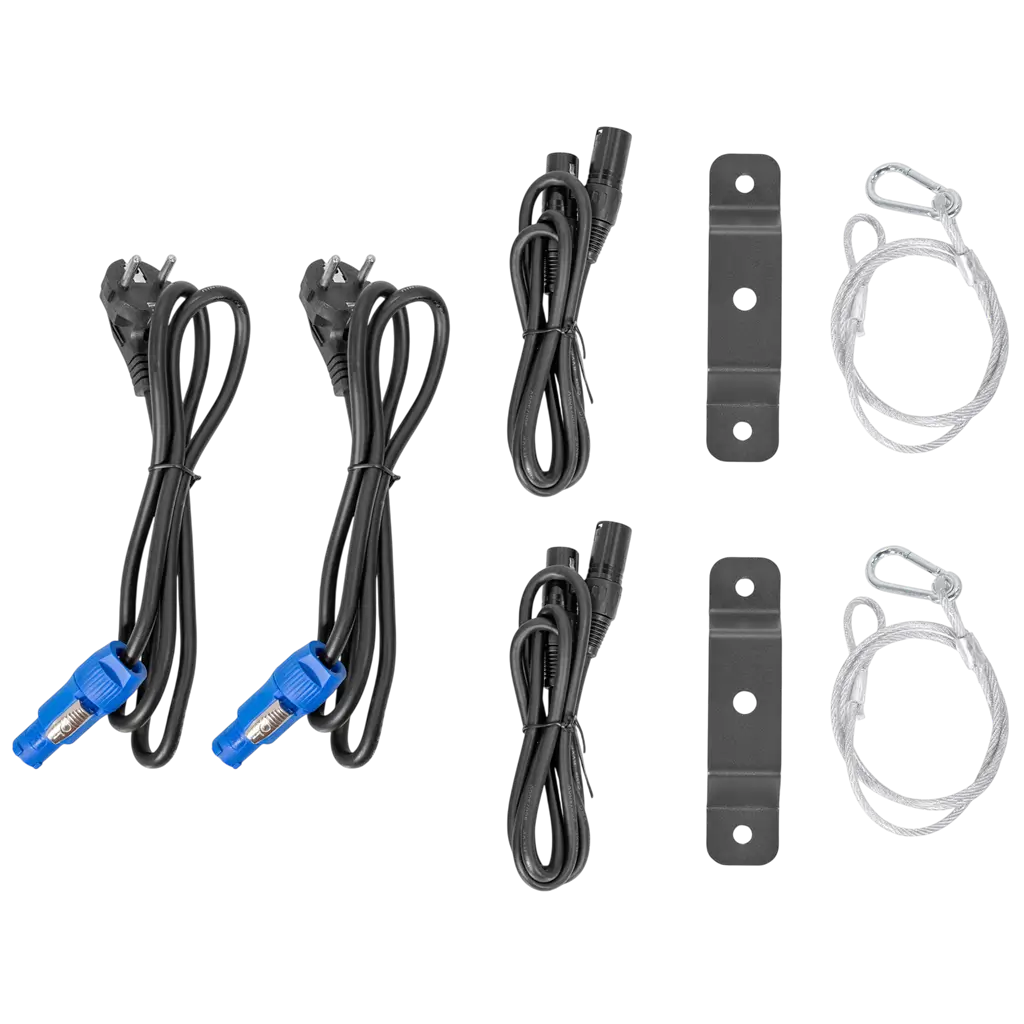 Set van 2 Beam LED-lyres van 200 W met flightcase – Mac Mah