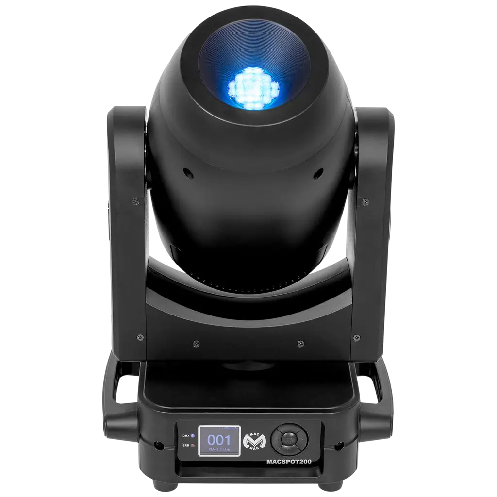 Set van 2 LED-spotlampen van 200 W met flightcase – Mac Mah