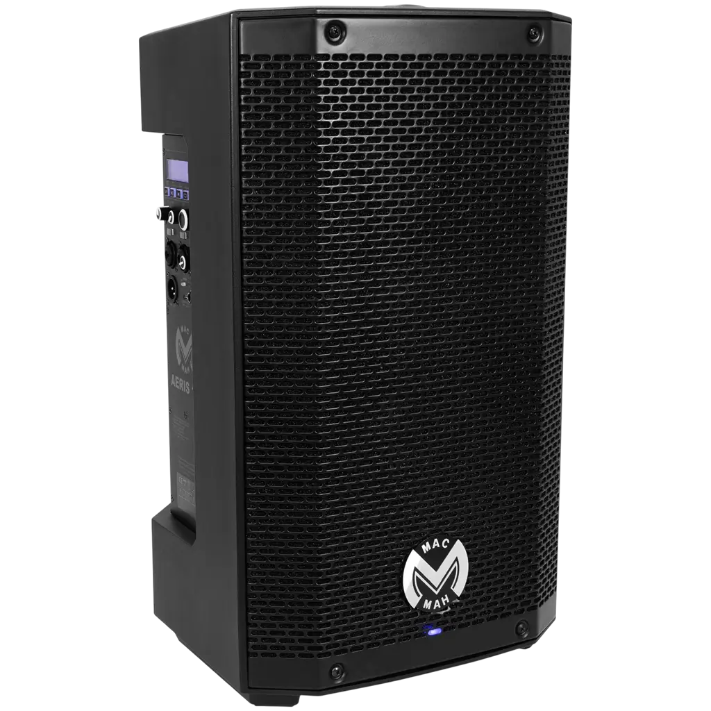 Draagbare, actieve luidspreker van 150 W RMS met 10"-luidspreker, werkt op accu en is voorzien van een UHF-microfoon – Mac Mah