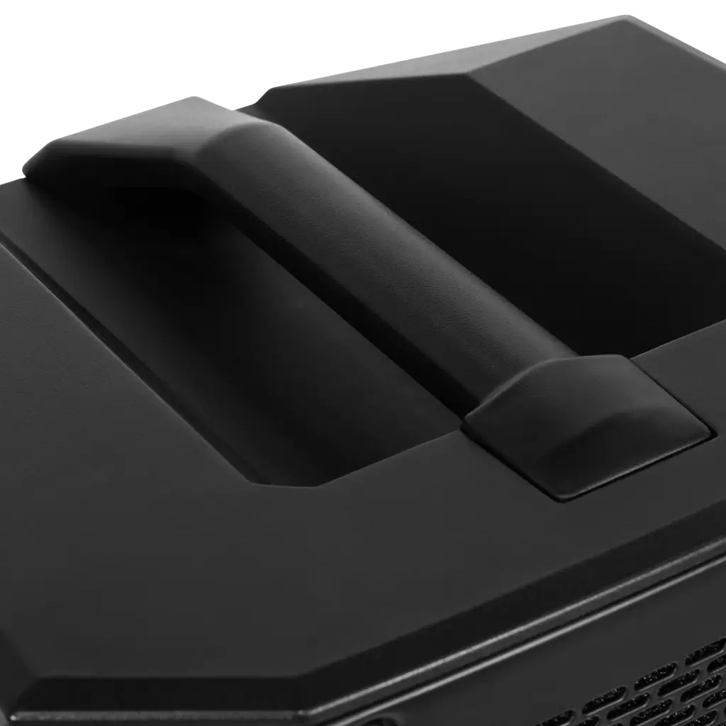 Draagbare, actieve luidspreker van 150 W RMS met 10"-luidspreker, werkt op accu en is voorzien van een UHF-microfoon – Mac Mah