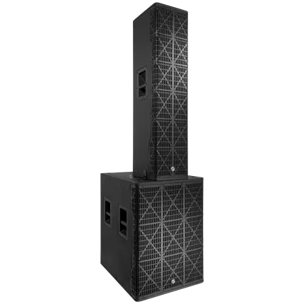 Actief 3-weg kolomsysteem van 1700 W RMS met 18-subwoofer – Elokance