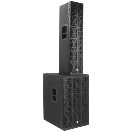 Actief 3-weg kolomsysteem van 1700 W RMS met 15-subwoofer – Elokance