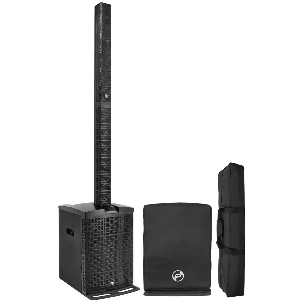 Actief 3-weg kolomsysteem van 800 W RMS met 15"-subwoofer – Elokance