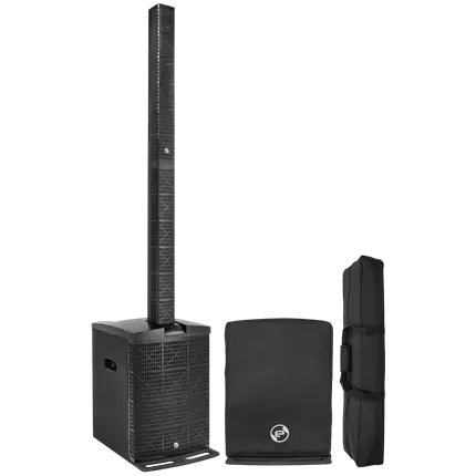 Actief 3-weg kolomsysteem van 800 W RMS met 15-subwoofer – Elokance