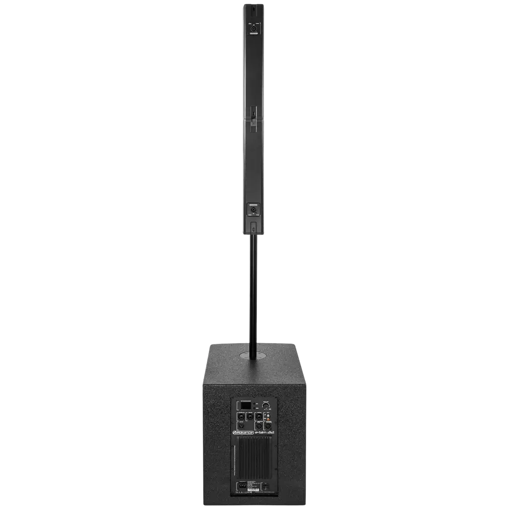 Actief 2-weg kolomsysteem van 800 W RMS met 12"-subwoofer – Elokance