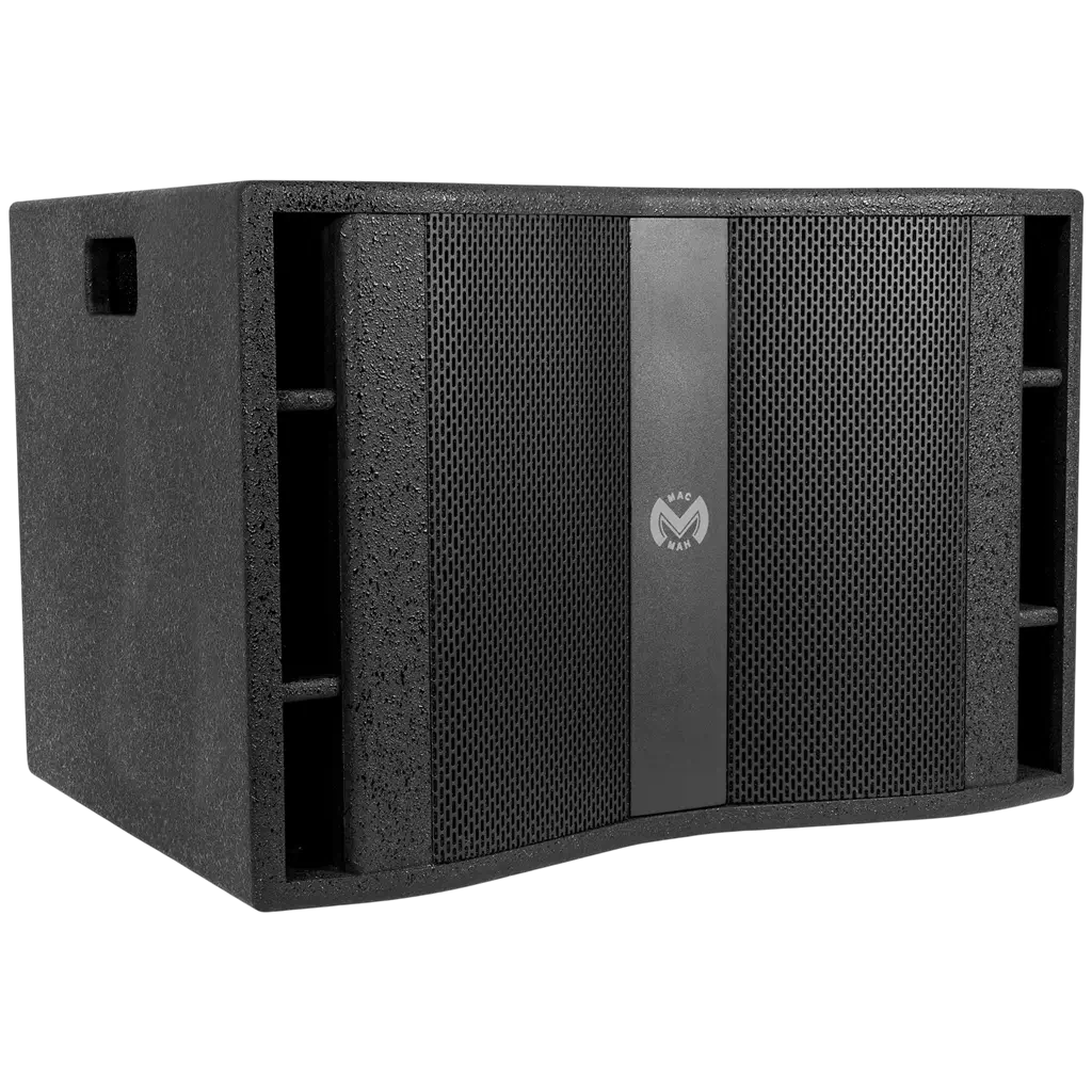 600 W RMS trifonisch geluidssysteem met 15"-subwoofer – Mac Mah