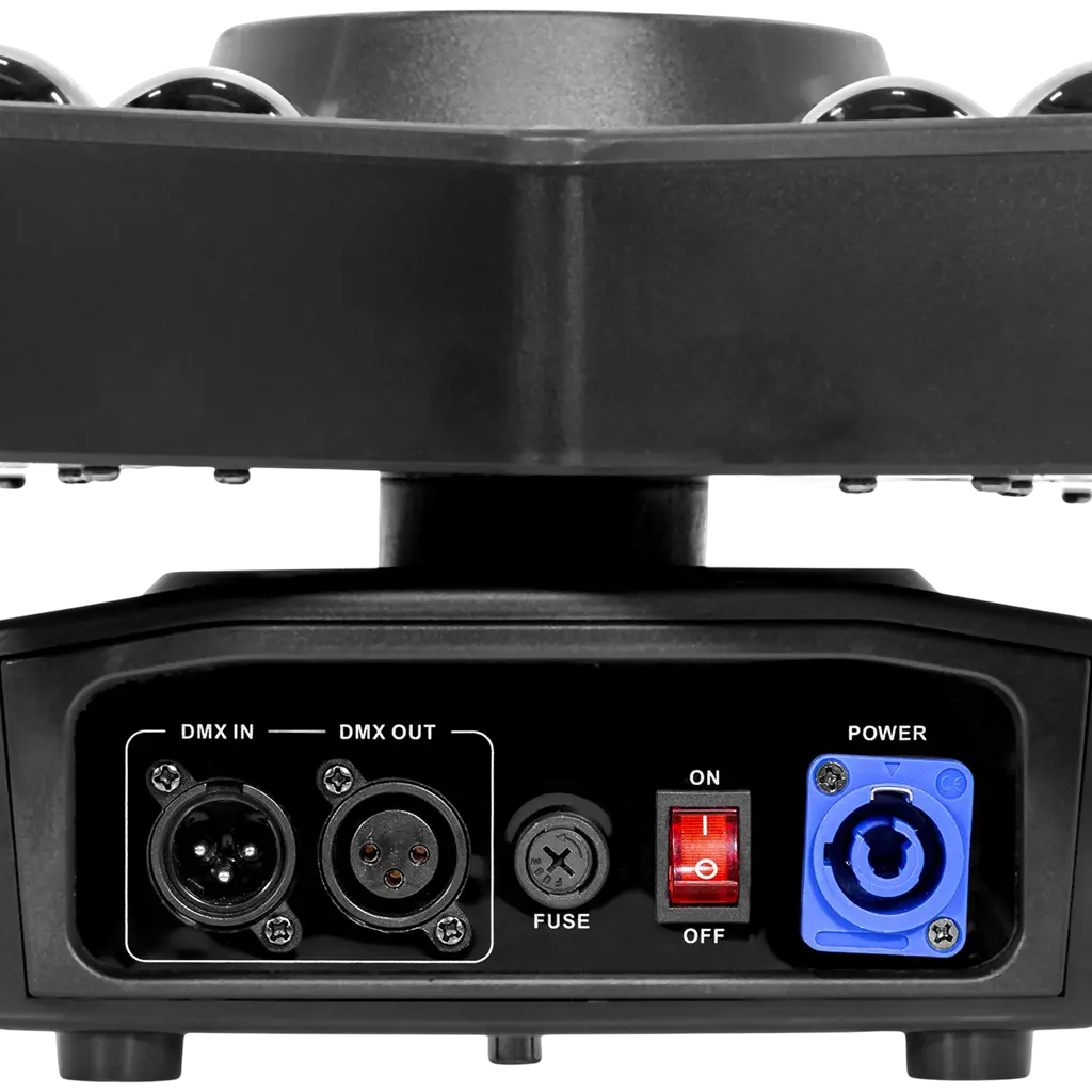 3-in-1 LED-lichtset met Beam, B-Eye en stroboscoop – BoomToneDJ