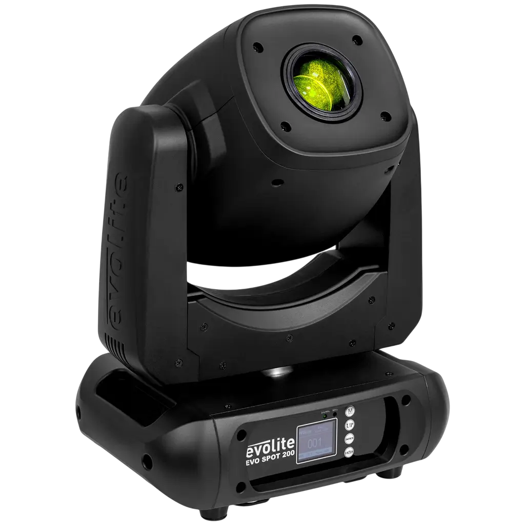Set van 2 LED-spotlampen van 200 W met hoge lichtopbrengst en flightcase – Evolite