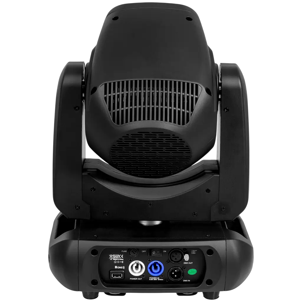 Set van 2 LED-spotlampen van 200 W met hoge lichtopbrengst en flightcase – Evolite